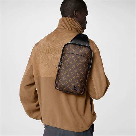 shining lv bag men|Avenue Slingbag Monogram Macassar Canvas .